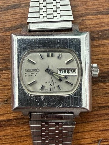 Vintage Seiko Hi-Beat 21 Jewel Automatic Ladies Watch 2706-7000 Square Case
