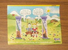 Seltene Werbung MILKA LILA PAUSE Müsli-Krisp & Erdnuß-Krisp Schokoriegel 1989