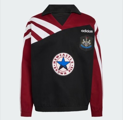 DUTCH NEWCASTLE マッドフラップ NEWCASTLE UNITED FC 95/96 M Adidas Drill Top Sweatshirt Free Same