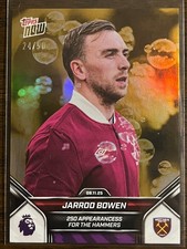 2025-26 Premier League Topps NOW #53 Jarrod Bowen West Ham United GOLD 24/50