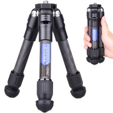 Mini Camera Tripod Carbon Fiber TableTop Tripod Compact Portable Desktop Tripod