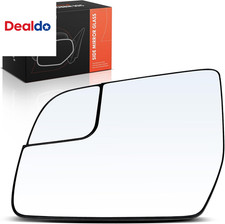 Left Driver Side Non-Heated Manual Mirror Glass  Compatible with Ford Ranger 20
