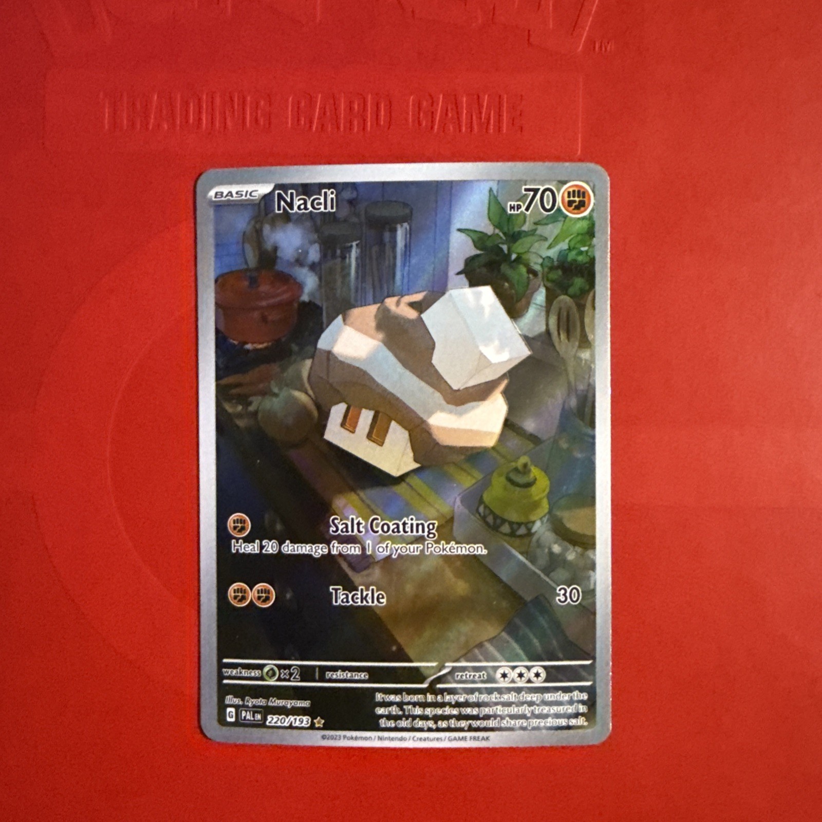 Pokemon - Nacli - 220/193 SV02: Paldea Evolved - Illustration Rare - NM