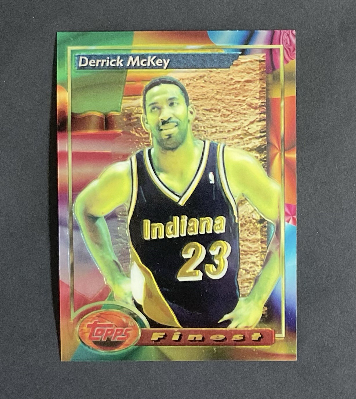 1993-94 Topps Finest - Derrick McKey #52 Pacers