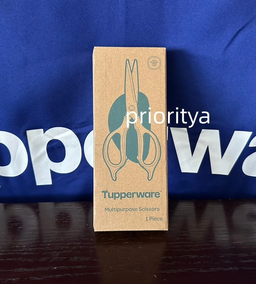 Tupperware Universal Serie Küchenschere Schere schwarz und rot neu im Karton