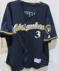 Milwaukee Brewers MLB Baseball Jersey ORLANDO ARCIA Majestic Men's size 44