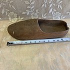 Antique Hand Carved Wooden Clog Shoe Prim Folk Art Shoe GREAT LOOK!!! 13” — photo 10