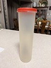 Tupperware Spaghetti Keeper 1661-7 W Red Lid 1607-14 Made in USA 4 3/4 Cups — photo 1