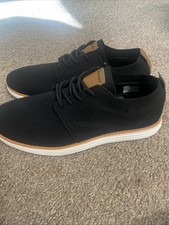 Bruno Marc Men's Casual Oxford Sneakers Size 12 Black Mesh