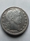 1908 barber quarter