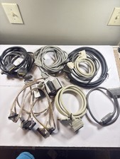 Large Lot Vintage SCSI Cables Bundle - External Internal HD50 DB25 Centronics