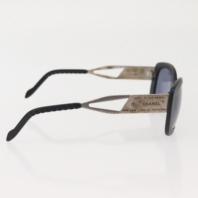 CHANEL Sunglasses Plastic Black CC Auth BA6232 | eBay display picture 1