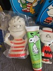 Vintage 70 NOS Avon Peanuts Gang Bath Items NIP Linus, Charlie Brown, Snoopy Set — photo 7