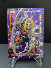 2026 Topps Chrome Marvel #90 Omega Red Storm's Purple Lightning Refractor /75