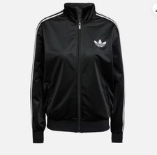 Adidas Originals Firebird Track Jacket Womens Size XS S Black JC8251