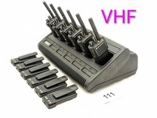 Motorola DP4400e VHF 6 Set + 6Way Charger + 6 Additional High Capacity Batteries