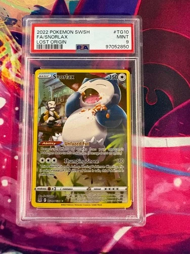 Snorlax TG10/TG30 Lost Origin English PSA Graded 9 Pokemon TCG