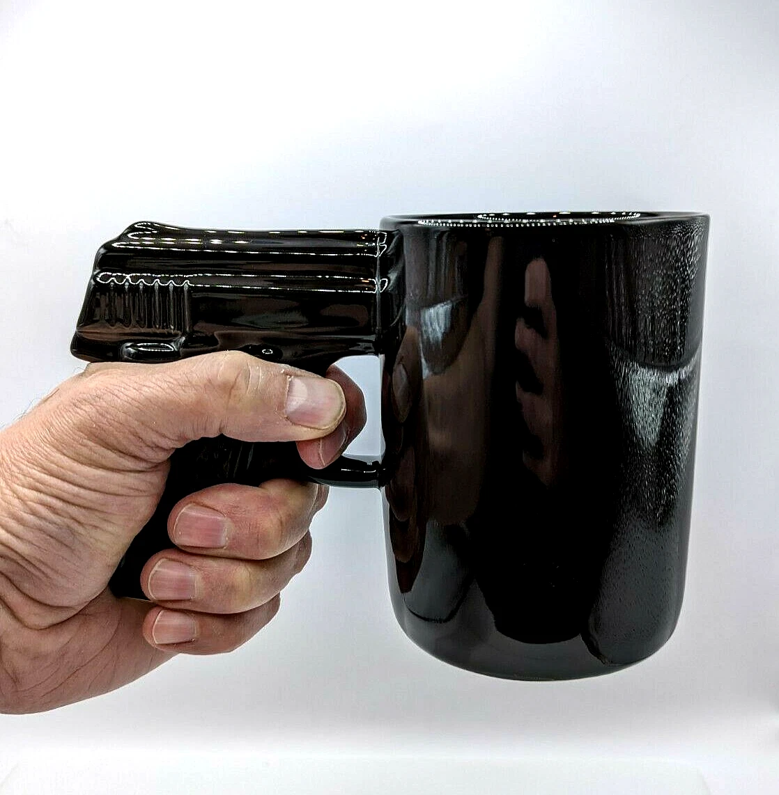 Gun mug deals