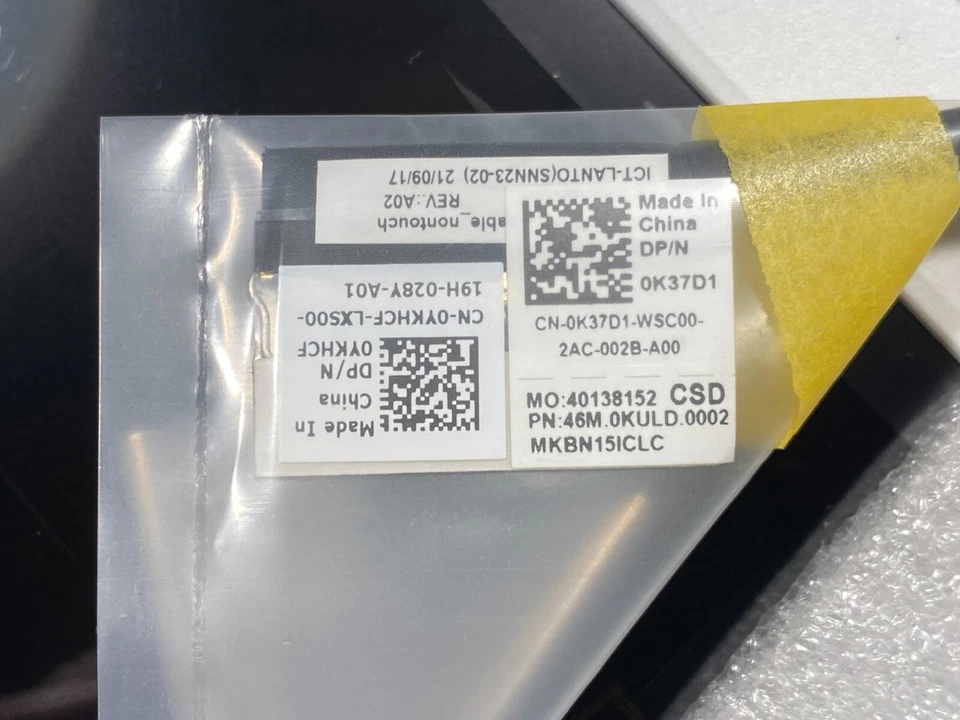 NEW Dell Inspiron 5501 5502 5505 15.6" FHD LCD Screen Complete Assembly Sliver - Image 3 of 3