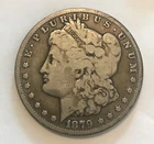1879-cc Morgan silver dollar  , nice original VG   scarce