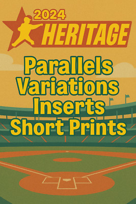 2024 Topps Heritage (+ High Number) Parallels, Variations, Inserts, Short Prints