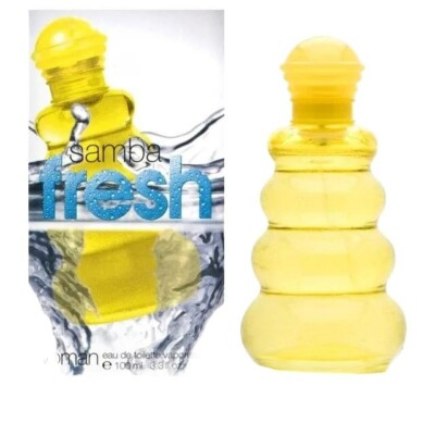 Samba Fresh 3.3oz Edt Sp For Women Rare Vintage