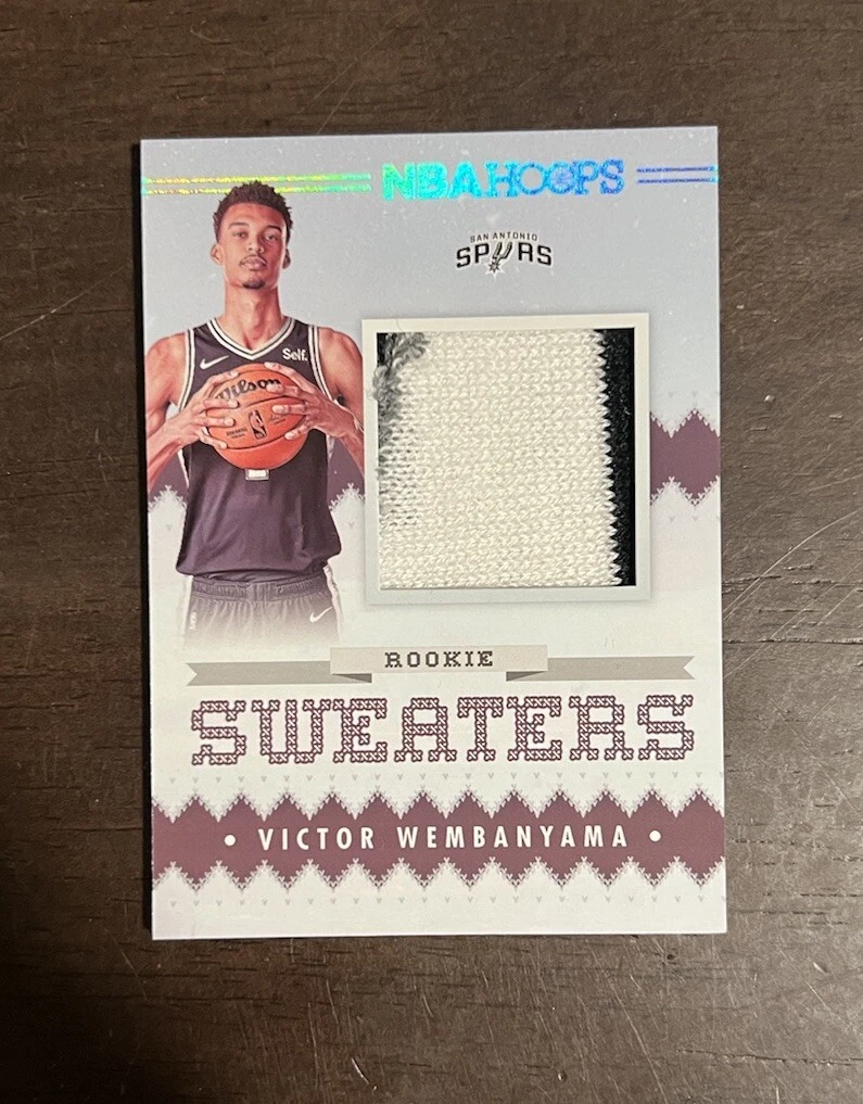 23-24 NBA Hoops Exclusive Victor Wembanyama Rookie Sweaters 3 