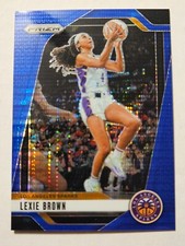 Lexie Brown - 2024 Panini Prizm WNBA Prizms Blue Pulsar SN 43/199 Insert Card