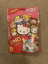HELLO KITTY UNO CARD GAME Cardinal Exclusive "Hello Kitty Bow" Rule NEW