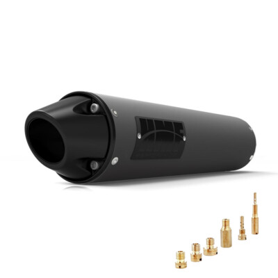 HMF Yamaha Wolverine 450 Slip On Exhaust Blackout + Jets (06-10)