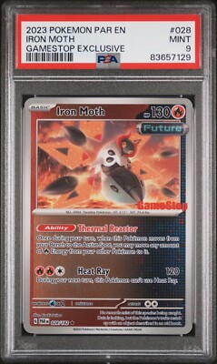 Iron Moth 028/182 Gamestop PSA 9 - Scarlet & Violet Paradox Rift