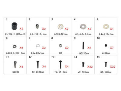 Align G800 Gimbal Hardware Bag: H80Z003XXT