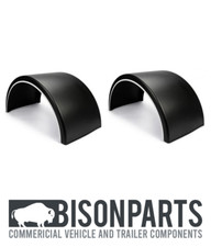 +255/75R15 TYRE SIZE MUDGUARDS / MUDWINGS TWIN WHEELS JONESCO HL42B (PAIR)