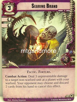 Warhammer 40000 Conquest LCG - Searing Brand  #083 - Zogwort's Curse