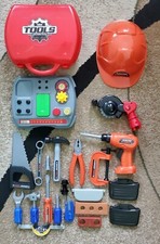 Lot of 23 Kids Junior Constraction Set; Builder Tools, Plastic