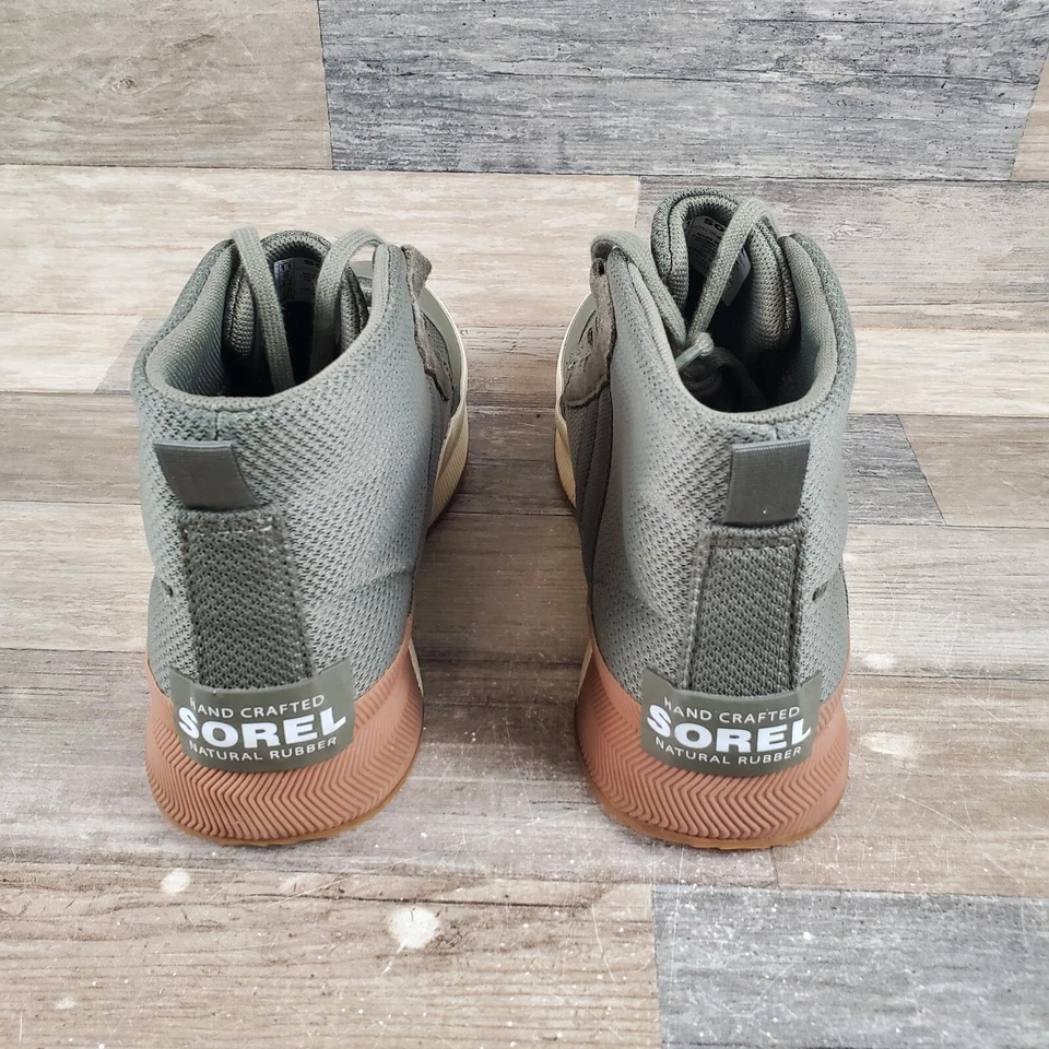 Sorel Out N 约 3 III 经典防水中筒靴女式 11 码绿色 — 第 4/4 张图片