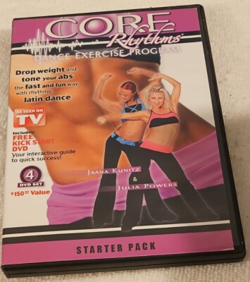 Core Rhythms Dance Exercise Program Starter Package DVD set 