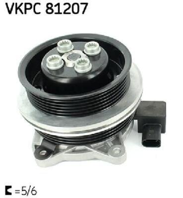 SKF VKPC 82665 Pompa acqua con guarnizioni, per trasmissione cinghia dentata