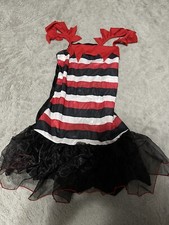 Halloween Spirit Pirate Dress Tutu With Headband And Belt Size Small Women Adult