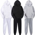 New Tracksuit for Men Basic Pullover Hoodie & Jogging Bottoms for Gym and Sports
