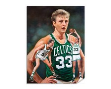 Larry Bird Boston Celtics NBA Basketball Player HOF Hall of Fame Art Print 1AM3