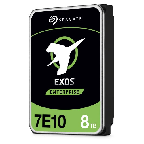 Seagate Exos 7E10 8TB Internal Hard Drive HDD - 3.5"" 512e/4Kn SAS 6Gb/s