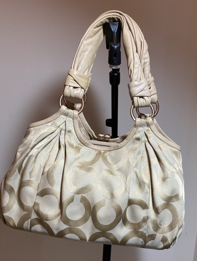 Coach Beige  Authentic handbag L0893-13441