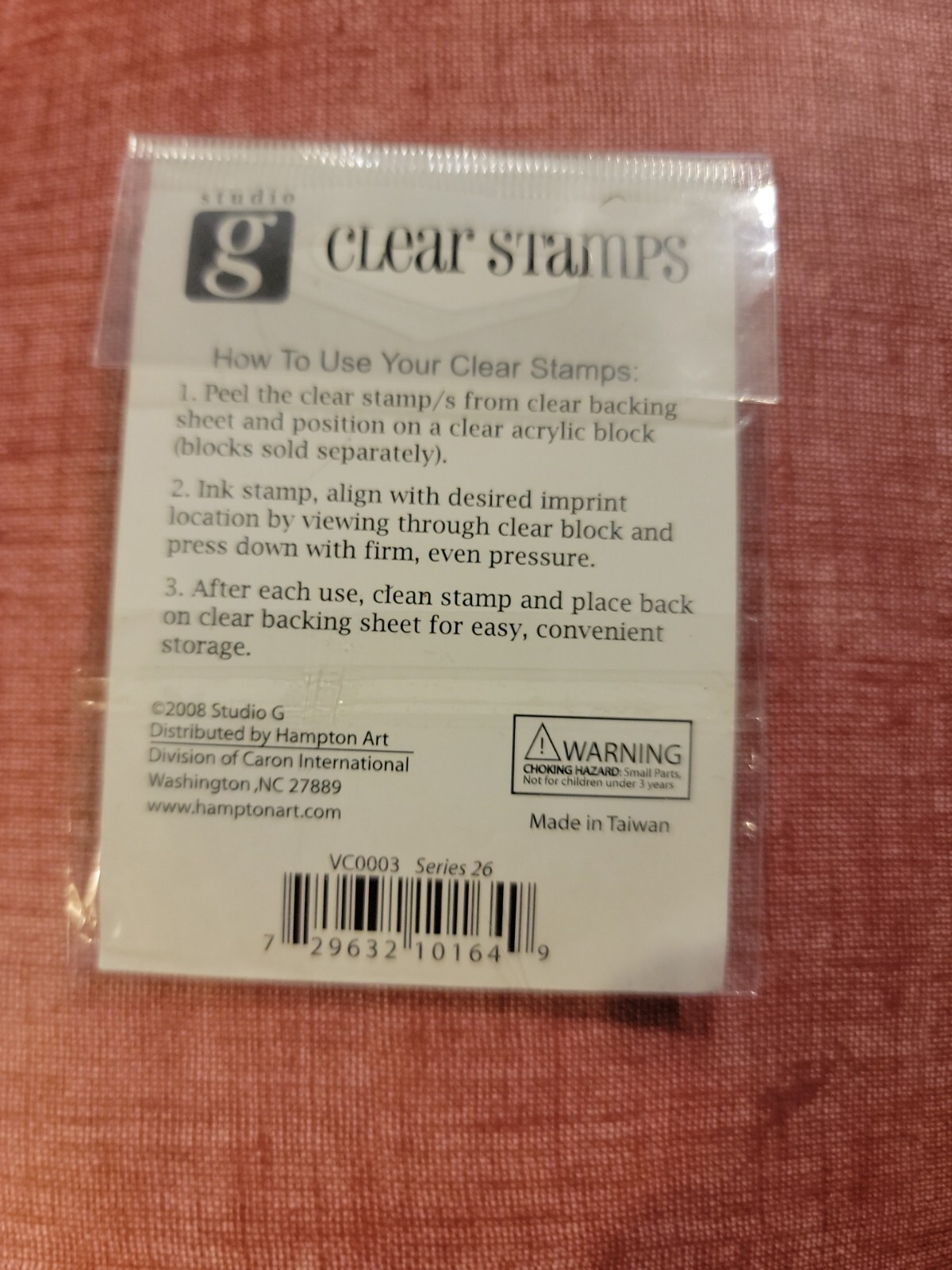 Hampton Art Studio G Clear Stamp Set Easter VC0003 NEW 729632101649