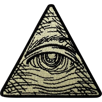 All Seeing Evil Eye Patch Bügelbild Kleidersack Denim Handwerk bestickt Abzeichen