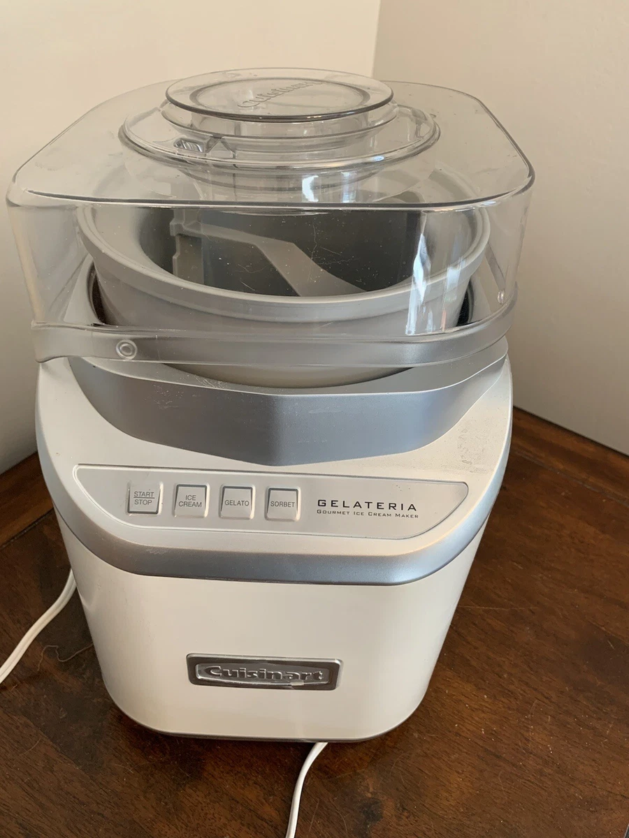 Cuisinart Gelateria 2-Quart Ice Cream, Frozen Yogurt, Gelato and Sorbet  Maker