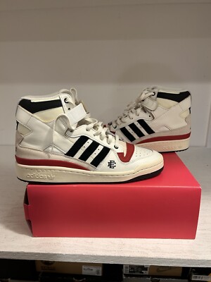 Size 10 - adidas Forum 84 High x Eric Emanuel x Midnight Madness White