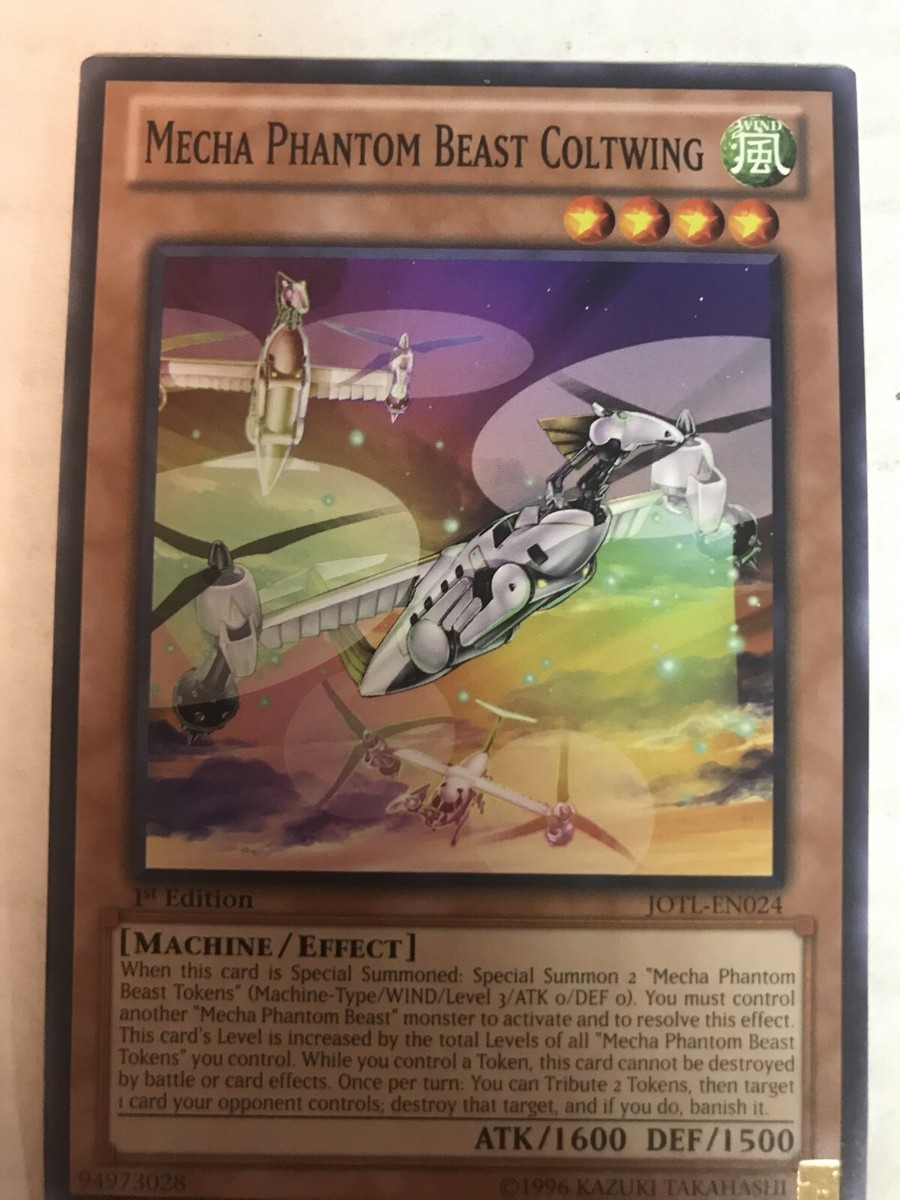 YU-GI-OH! Sammelkarte Mecha Phantom Beast Coltwing (JOTL-EN024) – 1st Edition Common Aus Judgment Of The Light