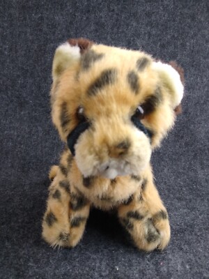 RUSS YOMIKO CLASSICS Baby LEOPARD Cub Tan Black Spots Plush Stuffed Animal Cat