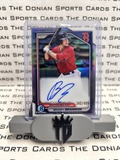 2024 Bowman Chrome #CPA-BB Brooks Brannon Prospect Refractor Auto /499 Red Sox